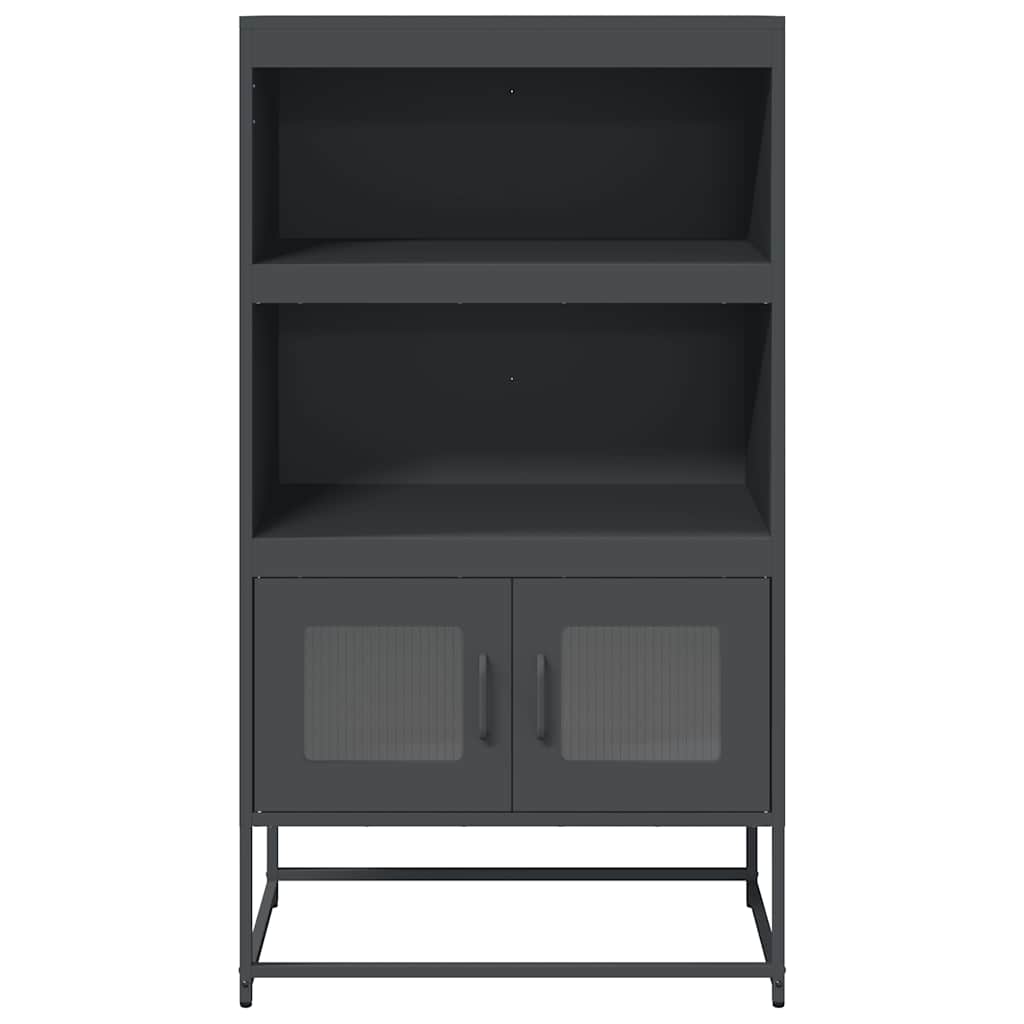 vidaXL Highboard Anthracite 68x39x123 cm Steel