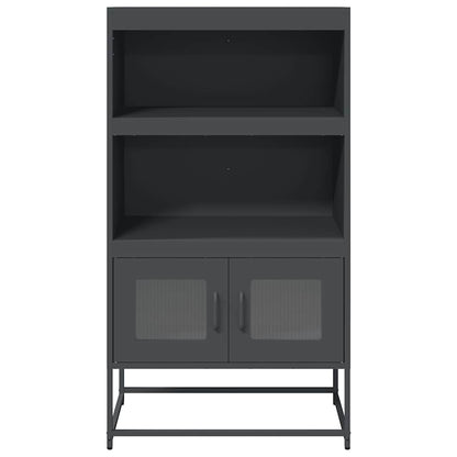 vidaXL Highboard Anthracite 68x39x123 cm Steel
