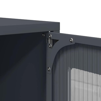 vidaXL Highboard Anthracite 68x39x107 cm Steel