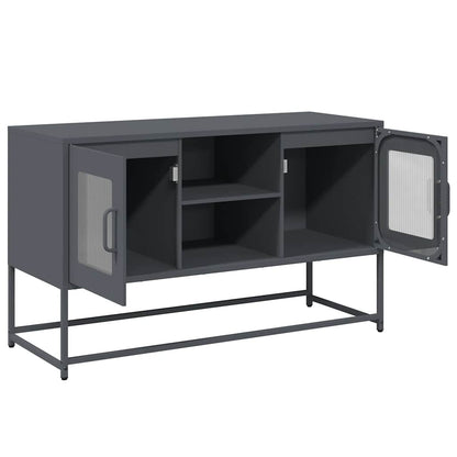 vidaXL TV Cabinet Anthracite 100.5x39x60.5 cm Steel