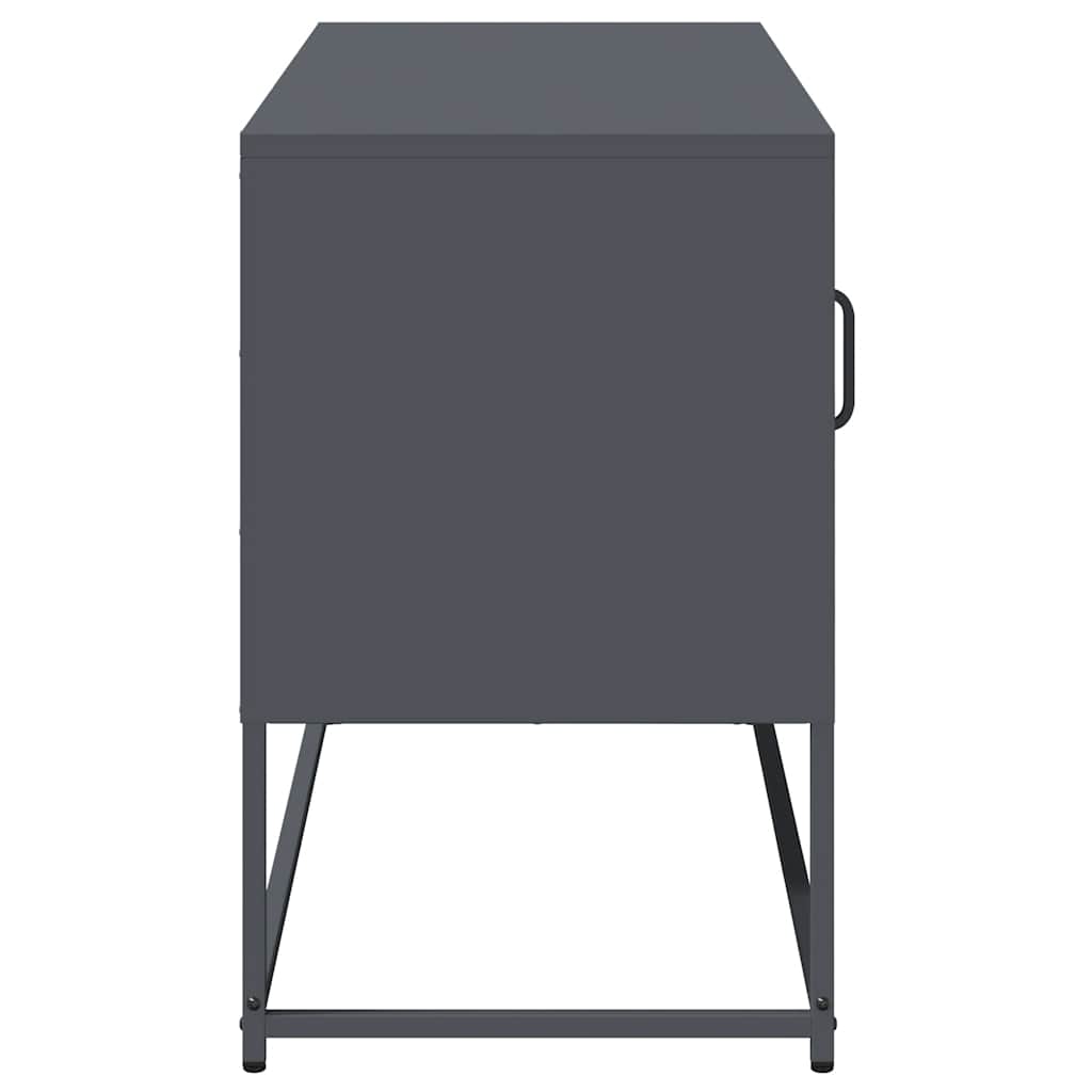vidaXL TV Cabinet Anthracite 100.5x39x60.5 cm Steel