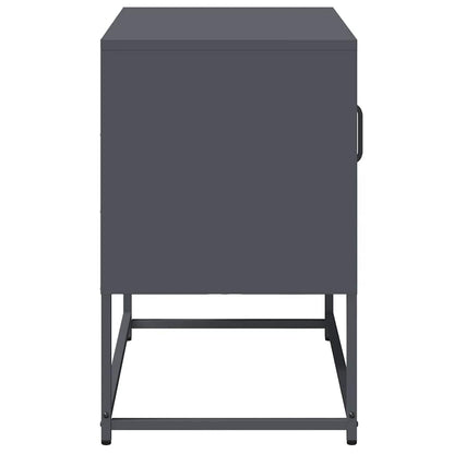 vidaXL TV Cabinet Anthracite 68x39x60.5 cm Steel