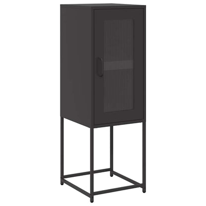 vidaXL Sideboard Black 36x39x107 cm Cold-rolled Steel