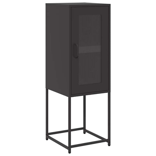 vidaXL Sideboard Black 36x39x107 cm Cold-rolled Steel