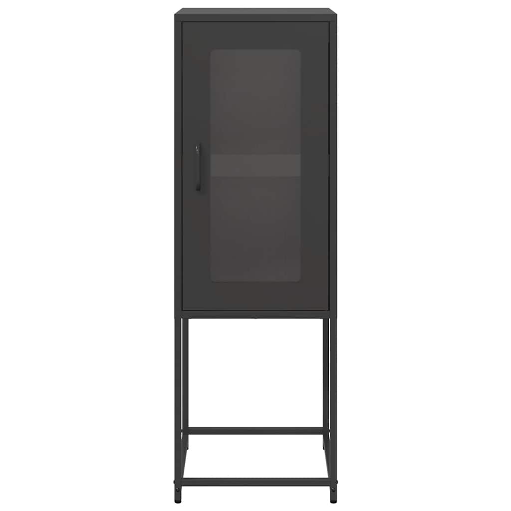 vidaXL Sideboard Black 36x39x107 cm Cold-rolled Steel