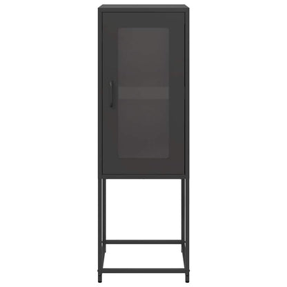 vidaXL Sideboard Black 36x39x107 cm Cold-rolled Steel