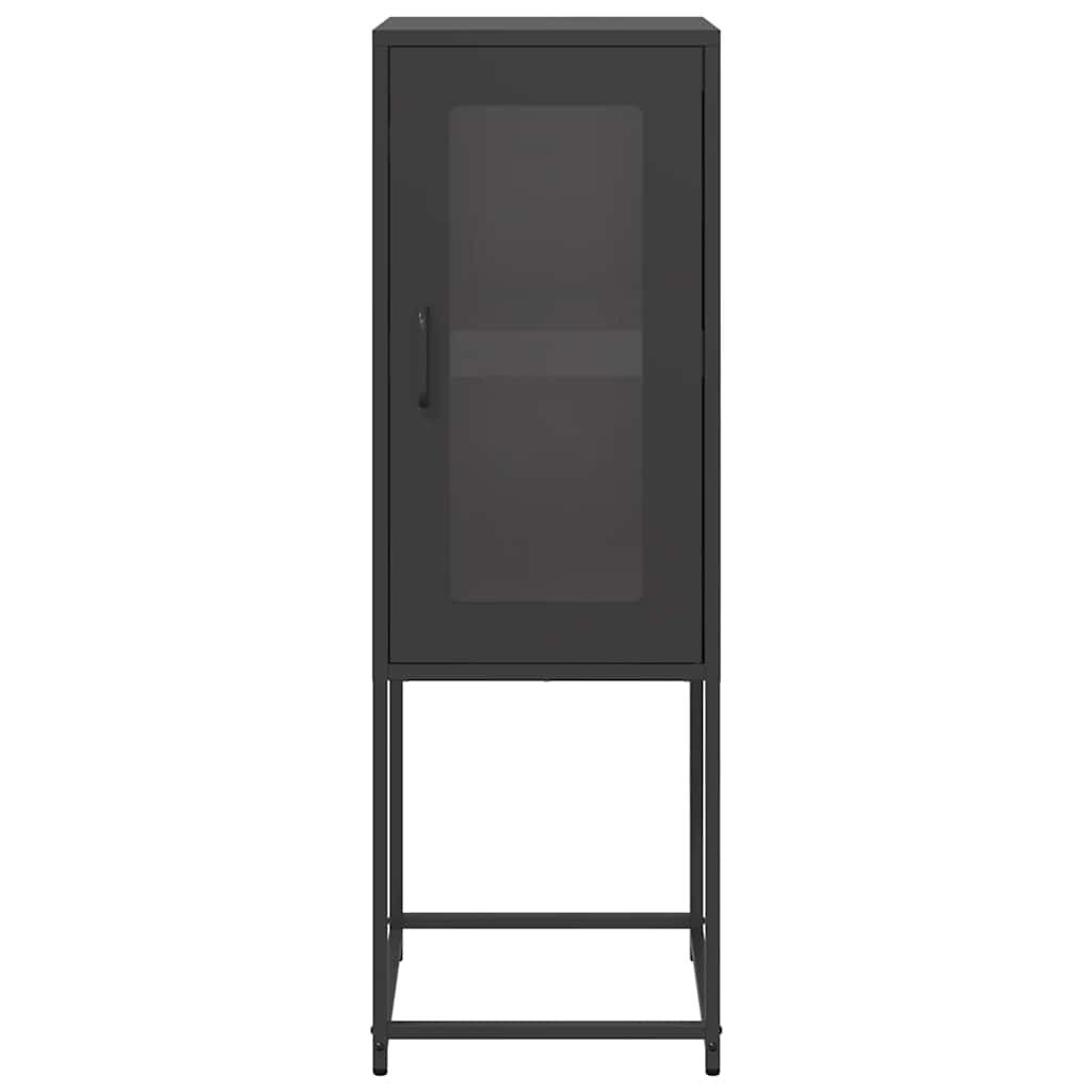 vidaXL Sideboard Black 36x39x107 cm Cold-rolled Steel