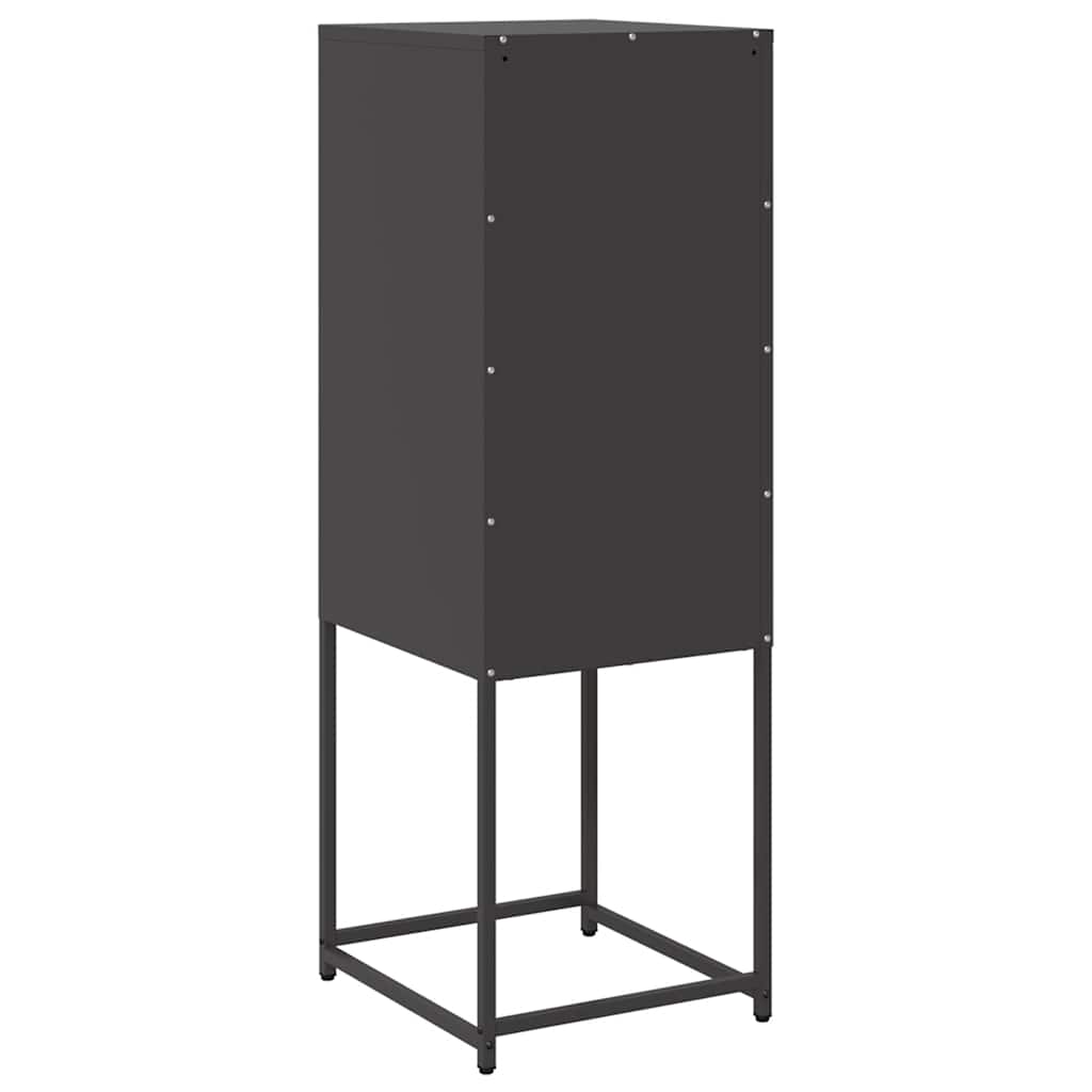 vidaXL Sideboard Black 36x39x107 cm Cold-rolled Steel