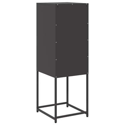 vidaXL Sideboard Black 36x39x107 cm Cold-rolled Steel
