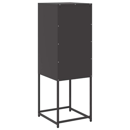 vidaXL Sideboard Black 36x39x107 cm Cold-rolled Steel