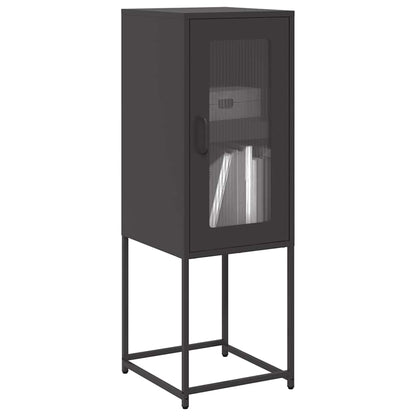 vidaXL Sideboard Black 36x39x107 cm Cold-rolled Steel