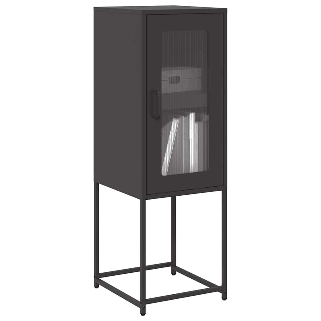 vidaXL Sideboard Black 36x39x107 cm Cold-rolled Steel