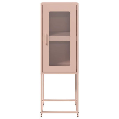 vidaXL Sideboard Pink 36x39x107 cm Cold-rolled Steel