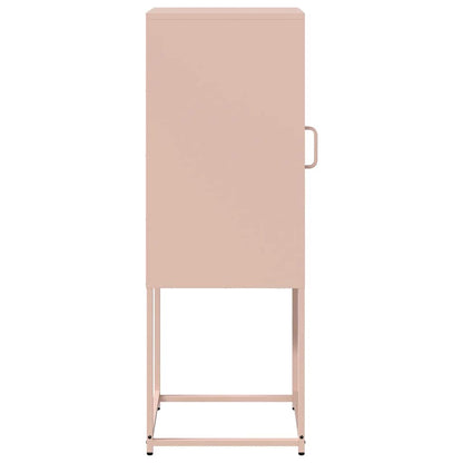 vidaXL Sideboard Pink 36x39x107 cm Cold-rolled Steel