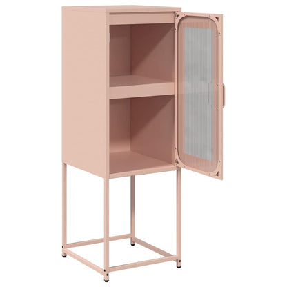 vidaXL Sideboard Pink 36x39x107 cm Cold-rolled Steel