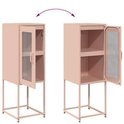 vidaXL Sideboard Pink 36x39x107 cm Cold-rolled Steel