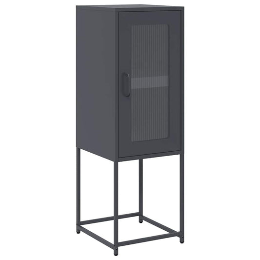 vidaXL Sideboard Anthracite 36x39x107 cm Cold-rolled Steel