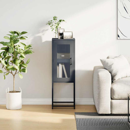 vidaXL Sideboard Anthracite 36x39x107 cm Cold-rolled Steel