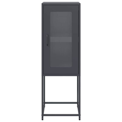 vidaXL Sideboard Anthracite 36x39x107 cm Cold-rolled Steel