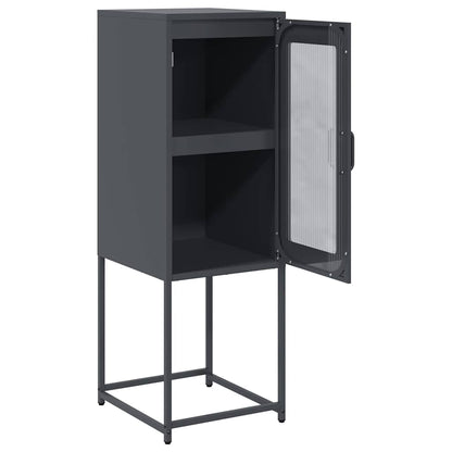 vidaXL Sideboard Anthracite 36x39x107 cm Cold-rolled Steel