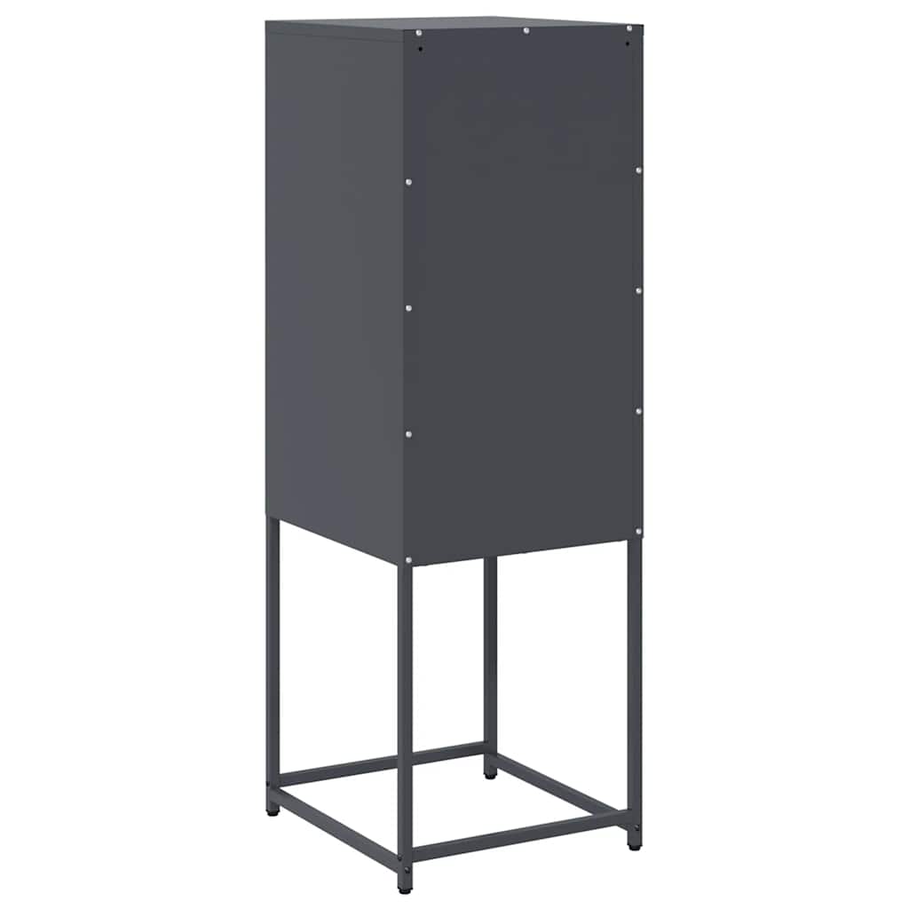 vidaXL Sideboard Anthracite 36x39x107 cm Cold-rolled Steel