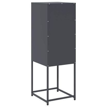 vidaXL Sideboard Anthracite 36x39x107 cm Cold-rolled Steel