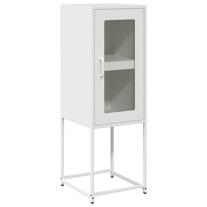 vidaXL Sideboard White 36x39x107 cm Cold-rolled Steel