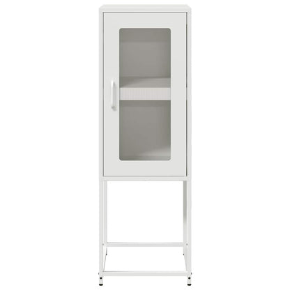 vidaXL Sideboard White 36x39x107 cm Cold-rolled Steel