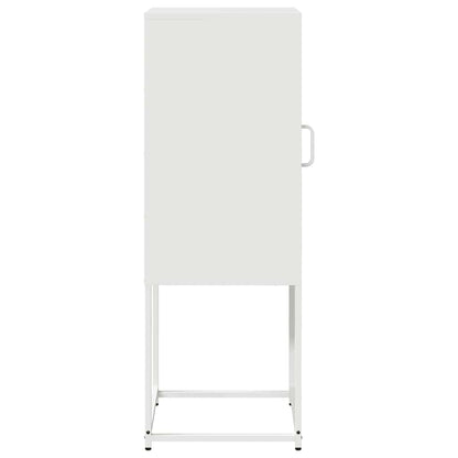 vidaXL Sideboard White 36x39x107 cm Cold-rolled Steel