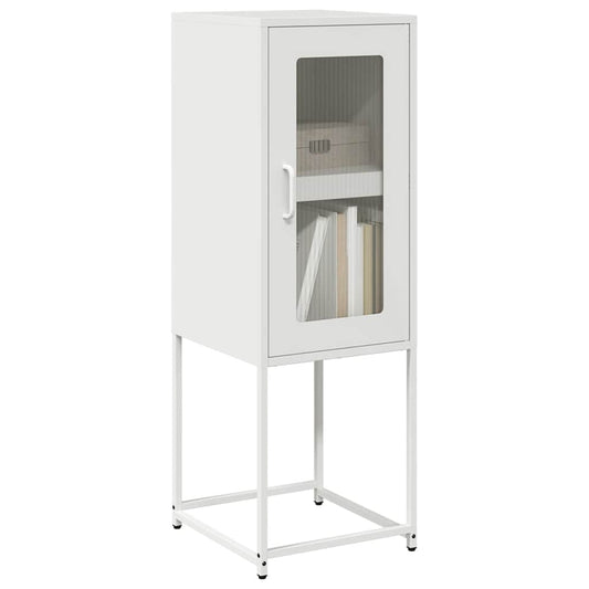 vidaXL Sideboard White 36x39x107 cm Cold-rolled Steel