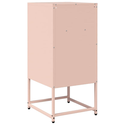 vidaXL Bedside Cabinet Pink 36x39x78 cm Cold-rolled Steel