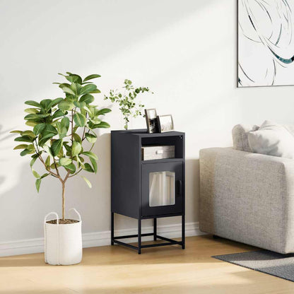 vidaXL Bedside Cabinet Anthracite 36x39x78 cm Cold-rolled Steel