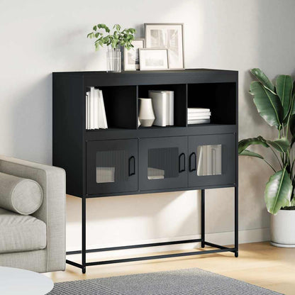 vidaXL Sideboard Anthracite 100.5x39x107 cm Cold-rolled Steel