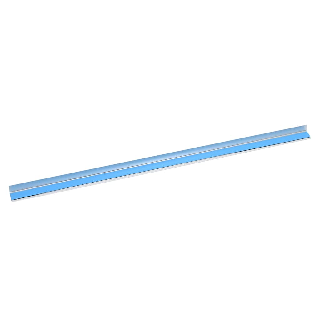 vidaXL Stair Nosings 10 pcs Silver 67 x 3.5 x 3 cm Aluminium
