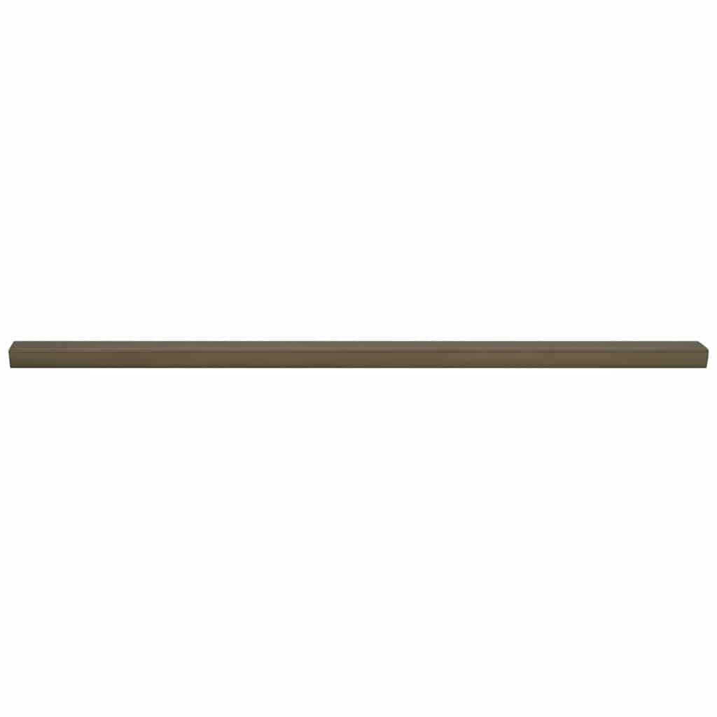 vidaXL Stair Nosings 10 pcs Brown 67 x 3.5 x 3 cm Aluminium