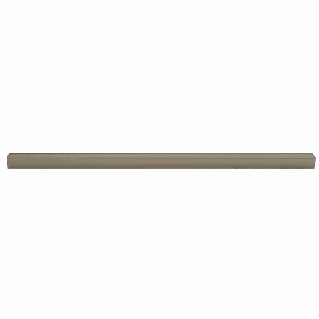 vidaXL Stair Nosings 30 pcs Champagne 67 x 3.5 x 3 cm Aluminium