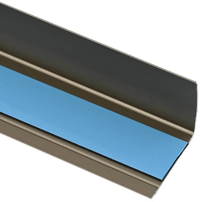 vidaXL Stair Nosings 30 pcs Champagne 67 x 3.5 x 3 cm Aluminium