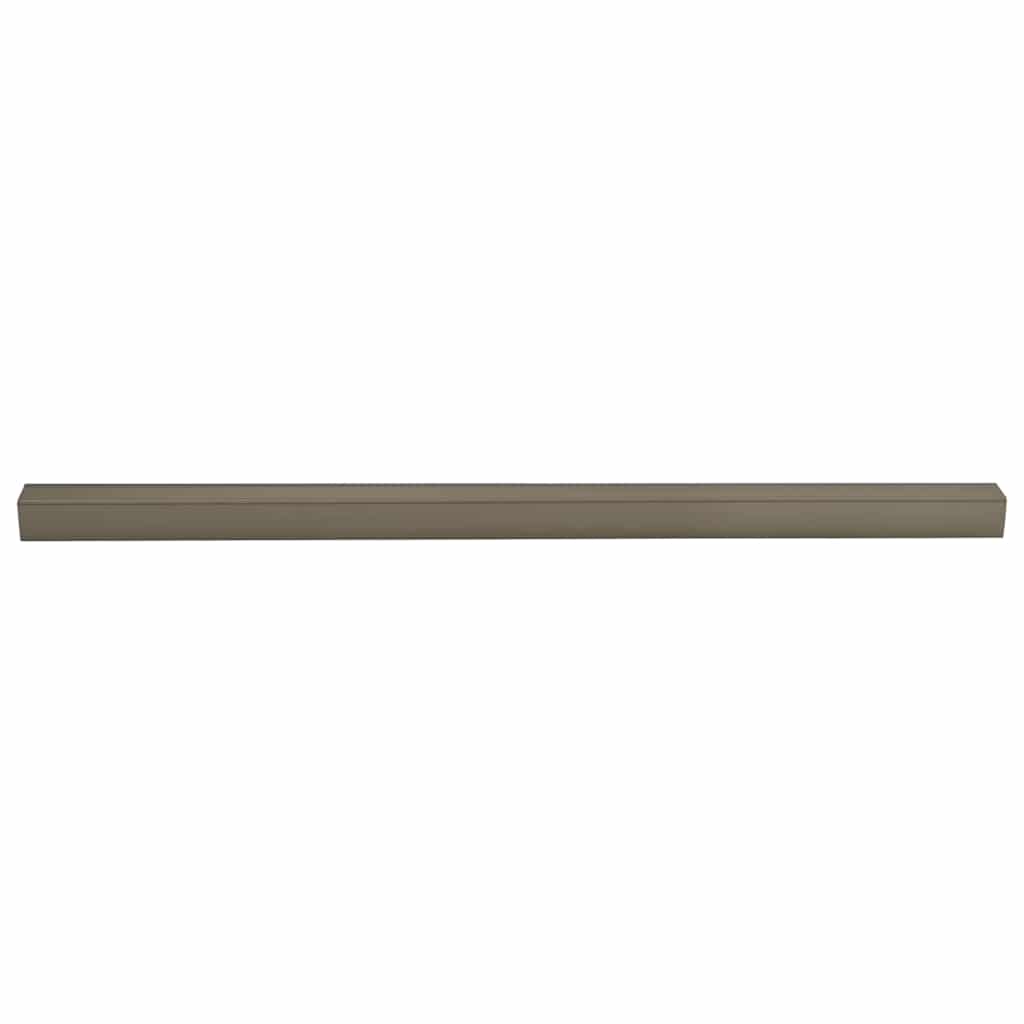 vidaXL Stair Nosings 30 pcs Champagne 67 x 3.5 x 3 cm Aluminium