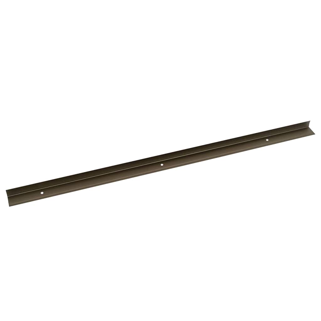vidaXL Stair Nosings 10 pcs Brown 67 x 3 x 2 cm Aluminium