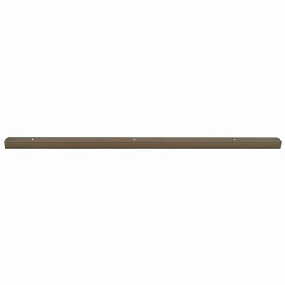 vidaXL Stair Nosings 10 pcs Brown 67 x 3 x 2 cm Aluminium