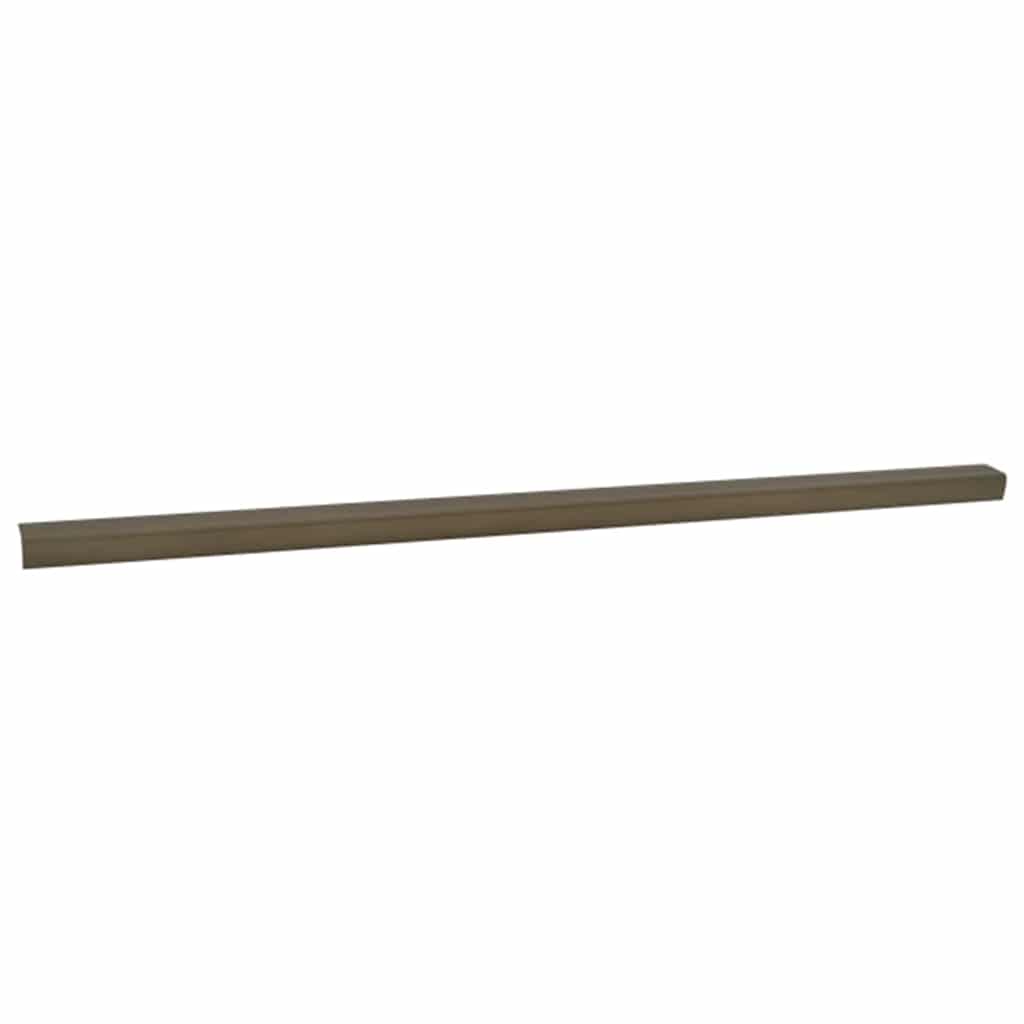 vidaXL Stair Nosings 10 pcs Brown 67 x 3 x 2 cm Aluminium