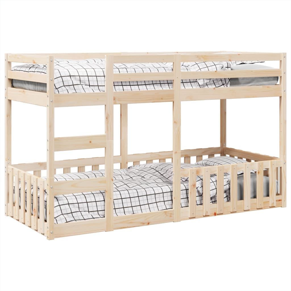 vidaXL Bunk Bed 80x200 cm Solid Wood Pine