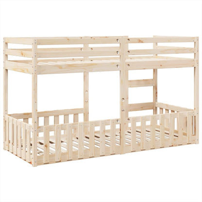 vidaXL Bunk Bed 80x200 cm Solid Wood Pine