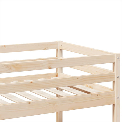 vidaXL Bunk Bed 90x200 cm Solid Wood Pine