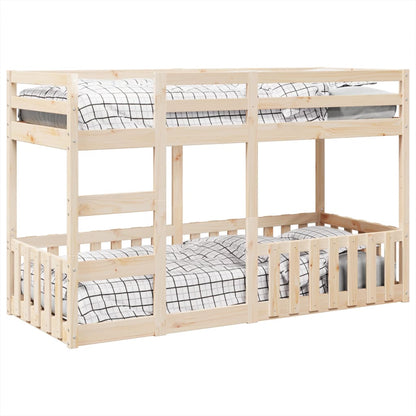 vidaXL Bunk Bed 90x190 cm Solid Wood Pine