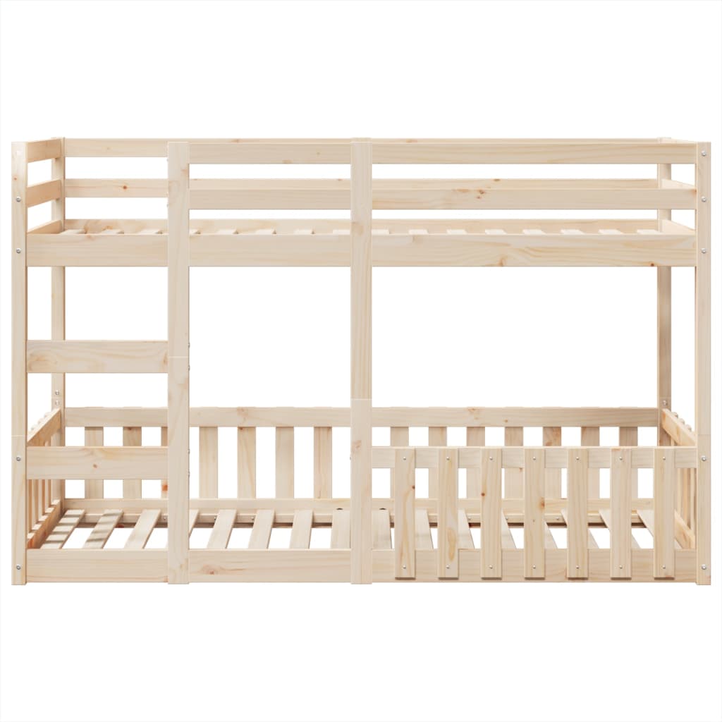 vidaXL Bunk Bed 90x190 cm Solid Wood Pine