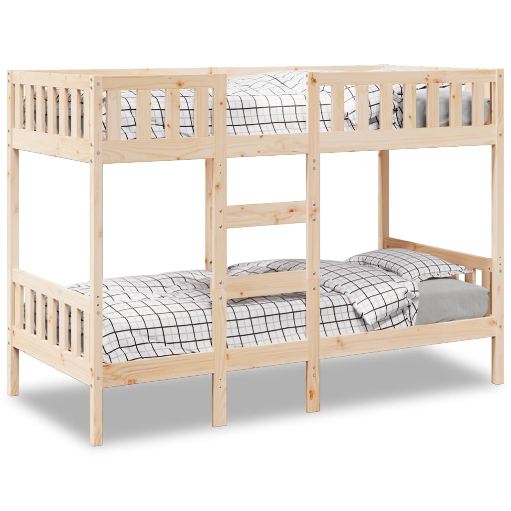 vidaXL Bunk Bed 90x200 cm Solid Wood Pine
