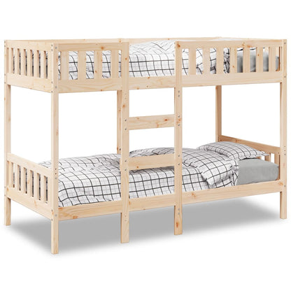vidaXL Bunk Bed 90x200 cm Solid Wood Pine