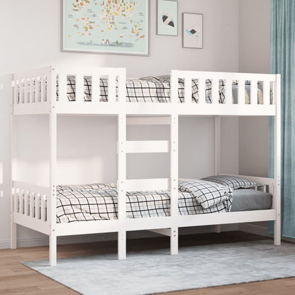 vidaXL Bunk Bed White 90x190 cm Solid Wood Pine