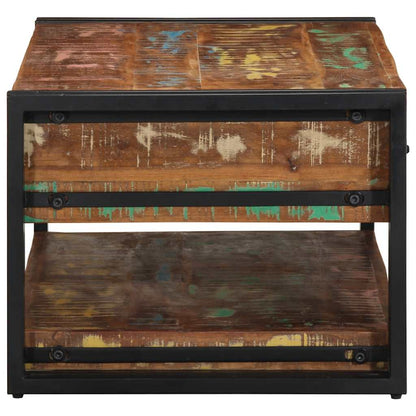 vidaXL Coffee Table Multicolour 90x50x38 cm Solid Wood Reclaimed